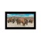 Homeroots Bison Herd Black Framed Print Wall Art 529694 - alternate 1