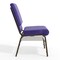 Flash Furniture 18.5"W Church Chair in Purple Fabric w/ Book Rack, 4PK 4-XU-CH-60096-PU-BAS-GG - alternate 5