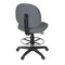 Regency Comfort Series Swivel Fabric Computer Task Chair - Armless - Grey 105-DK-GY - alternate 8