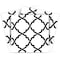 Homeroots 8" X 8" Black and White Quatrefoil Peel and Stick Tiles 399924 - alternate 2