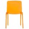 Leisuremod Murray Modern Dining Chair, Transparent Orange MC20TOR - alternate 3