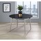 Office Star Products Brooklyn  Round Top Coffee Table, Black / Brushed Nickel MG1230R-BK - alternate 4