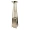 Homeroots 41000 BTU Silver Steel Propane Triangular Pyramid Standing Patio Heater 480574 - alternate 4