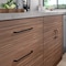 Richelieu 10 1/8 in (256 mm) Center-to-Center Matte Black Contemporary Cabinet Pull BP7348256900 - alternate 4