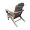Newtechwood Atlantic Classic Curveback Antique Plastic Outdoor Patio Adirondack Chair P015-898 - alternate 2