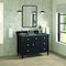 James Martin Vanities Lorelai 48'' S Vanity, Black Onyx w/ Parisien Bleu Silestone Top w/FreePower Wireless Charger 424-V48-BKO-FPBL - alternate 6
