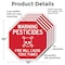 Signmission Warning Pesticides Fire Will Cause, 10 inch X 10 inch, Aluminum Metal Signs, 5PK OC-A-5Pack-10-340 - alternate 3
