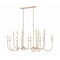 Z-Lite Allistair 16-Light Linear Chandelier, 30.75 in W, Modern Gold 352-56L-MGLD - alternate 7