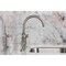 Kingston Brass Bridge Kitchen Faucet with Brass Sprayer, Brushed Nickel KS2338TKL - alternate 4