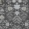 Homeroots 8' X 10' Charcoal Gray And Beige Floral Washable Indoor Outdoor Area Rug 605464 - alternate 6