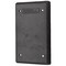 Hubbell 1-Gang Gray Non-Metallic Deep Weatherproof Box, (3) 3/4 in Hubs HBL6087 - alternate 1