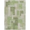 Homeroots 3' X 5' Green Sage And Beige Geometric Washable Indoor Outdoor Area Rug 613205 - alternate 5