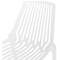Leisuremod Acken Plastic Dining Side Chair, White, 4PK ACK18W4 - alternate 7