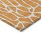 Homeroots 8' X 10' Orange And Ivory Geometric Washable Indoor Outdoor Area Rug 599301 - alternate 6