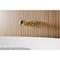 Kingston Brass Two-Handle Wall Mount Tub Faucet with Knurled Handle, Brushed Brass KS5027RKX - alternate 4