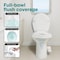 Serenelife RV Toilet - Small Camp Toilet with Foot Pedal and a Hand Sprayer, Leak-Proof SLCATL470 - alternate 4