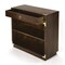 Homeroots 28" Dark Brown Wood Two Tier Bookcase with A Drawer 389565 - alternate 1