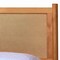 Baxton Studio Jenn Golden Brown Wood Japandi Queen Size Platform Bed with Distressed-Finished Rattan 253-13897-ZORO - alternate 7