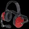 Klein Electronics Titan High Noise Headset with Mechanical Boom, Red TITAN-RED - alternate 1
