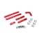 Hps Performance High Temp Reinforced Silicone Heater Coolant Hose Kit, Red,  57-1638-RED - alternate 1