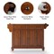 Crosley Cambridge Stone Top Full Size Kitchen Island/Cart KF30005DCH - alternate 6