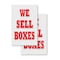 Signmission We Sell Boxes, Vinyl Decals Only 24 Inch x 36 Inch, Vinyl Decal, 2PK DSB-2436-2PACK-We Sell Boxes - alternate 1