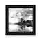 Homeroots Lakeside Pines Black Framed Print Wall Art 529600 - alternate 1
