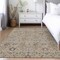 Homeroots 8' X 10' Taupe Brown And Gray Oriental Washable Indoor Outdoor Area Rug 598085 - alternate 6