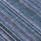 Homeroots 8' Blue Gray And Sky Blue Round Striped Washable Indoor Outdoor Area Rug 616366 - alternate 4