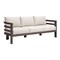 Homeroots 81" White Polypropylene Sofa 667657 - alternate 9