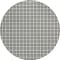 Homeroots 8' Black And Ivory Round Geometric Washable Indoor Outdoor Area Rug 614721 - alternate 5