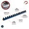 Performance Tool 12V Tire Inflator, Portable Air Compressor LED Light, Gauge W7900 - alternate 2