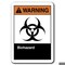 Signmission 10 in Height, Plastic, ANSI-710WS Biohazard, ANSI-710WS Biohazard ANSI-710WS Biohazard - alternate 1
