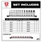 Milwaukee Tool Triple Square Bit Socket Set, Chrome 48-22-9536 - alternate 5