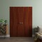 Sartodoors Sliding Closet Double Bi-fold Doors 72 x 96 inches, BASIC 3001 Walnut Franko, Sturdy Tracks Moldin BASIC3001DBF-GOFR-72x96 (4* 18x96) - alternate 3