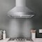 Victory 48-Inch 1200 CFM Wall Mount Range Hood in Stainless Steel, Baffle Filters, Dimmable LED Lights Twister-MAX-48 - alternate 4