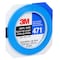 3M Film Tape, Vinyl, Blue, 1/4In x 36 Yd, PK144 61192 - alternate 3