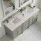 James Martin Vanities Brittany 72" Double Vanity, Urban Gray, w/ 3 CM Siberian Silestone Top w/FreePower Wireless Charger 650-V72-UGR-FSFR - alternate 7