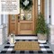 Gardenised Heavy Duty Coco Coir Doormat with Non Slip PVC Baking Embossed Design, Bright Welcome QI004881 - alternate 5