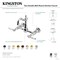 Kingston Brass Two-Handle Wall Mount Bridge Kitchen Faucet, Antique Brass KS2443BPL - alternate 4