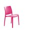 Homeroots Set of Four Fuchsia Heavy Duty Plastic Outdoor Stacking Dining Chairs, 4PK 565212 - alternate 5