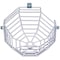 Safety Technology International Smoke Detector Guard, Steel, Surface Mount, 8 1/4 in W x 8 1/4 in H x 4 1/4 in D, White STI-9602 - alternate 1