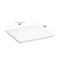 Smarty Had A Party 16 x 16 Clear Square with Groove Rim Plastic Serving Trays 24 Trays, 24PK 7926-CASE - alternate 7