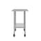 Flash Furniture Reese Work Table, 18 Gauge Stainless Steel Top Shelf, Undershelf and 4 Casters w/2 Locking NH-WT-2460-CAS-GG - alternate 4