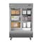 Koolmore 54" 2 Glass Door Commercial Reach-in Refrigerator Cooler with LED Lighting - 47 cu. Ft RIR-2D-GD - alternate 1