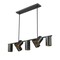 Z-Lite Lumina Matte Black 7 Light Linear Chandelier 7520-7L-MB - alternate 3