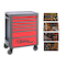 Beta RSC24 Red 7-Drawer Rolling Tool Cabinet with 207 Piece SAE Tool Set ZUS46735924 - alternate 1