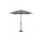Treasure Garden 7.5 ft Square Patio Umbella, aluminum, fiberglass ribs, outdoor, Kinzie Coal Stripe UM847SQ-09 6668 Kinzie Coal Stripe - alternate 1