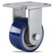 Hamilton Plte Caster, Rgd, Poly, 4 in., 600 lb., Blue R-ZFWH-4SPB - alternate 1