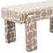 Homeroots 40in Fabric and Plastic Upholstered Bench 668852 - alternate 3